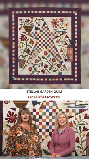 13K views · 136 reactions | Join Jen and Janet as they show you how to use the Tri-Recs Triangle Ruler and give you tips for making your Stellar Garden Quilt scrappy! Watch now: https://www.shabbyfabrics.com/p206945 | Shabby Fabrics | Facebook