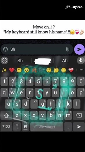 ⭐ “I try to forget, but my keyboard remembers. "