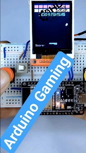 arduino gaming mit esp32 und 1.8 TFT-DISPLAY #tftdisplay #esp32 #arduino