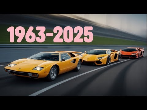 How Lamborghini Startup Sounds Have Evolved 1963–2025 🔥 #lamborghini #sound #exhaustsound #startup