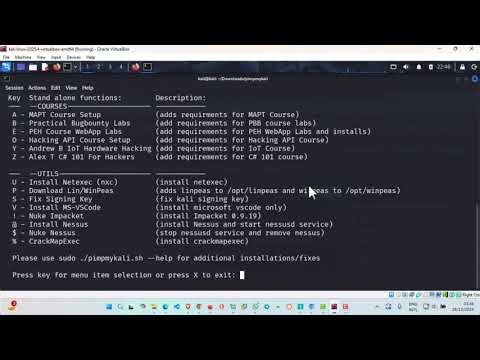 Automate Kali Linux Setup with PimpMyKali | Pentesting Tools & Environment Setup