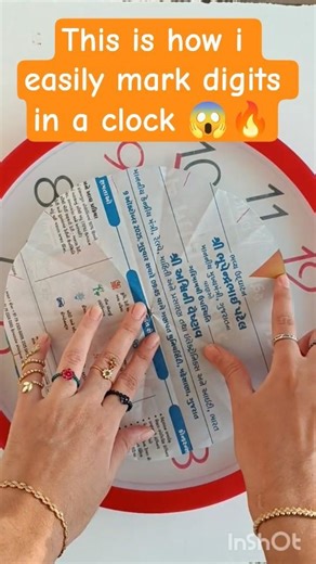 DIY wall clock that looks like resin clock without resin 😱🔥😨 #diy #resinart