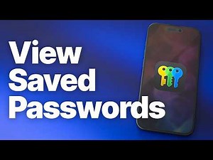 How to Find and View Saved Passwords on iPhone