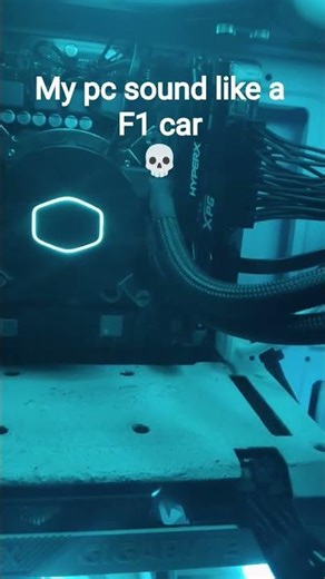 my pc sound like a F1 car #pcgaming #pc #pcgames #nvidia #intel #gaming