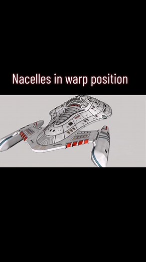 Star Trek Nacelles in Warp Position SketchUp Art