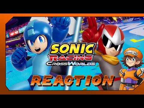 Mega Man in Sonic Racing Crossworlds: Reaction