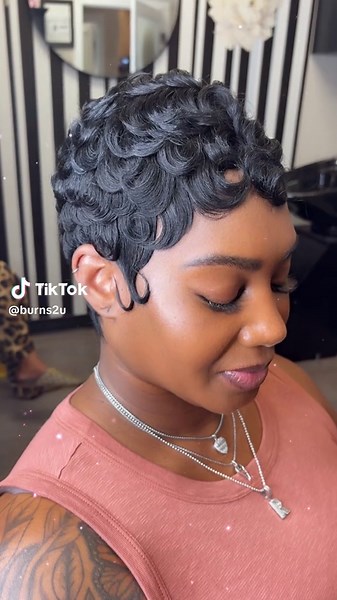 Quick Weave Pixie Cut Tutorial