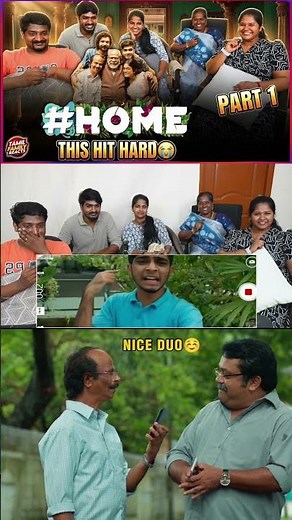 Loved the duo ❤️ HOME Movie Reaction Part 1 😭❤️ | Tamil Family Reacts 🔥🎬
