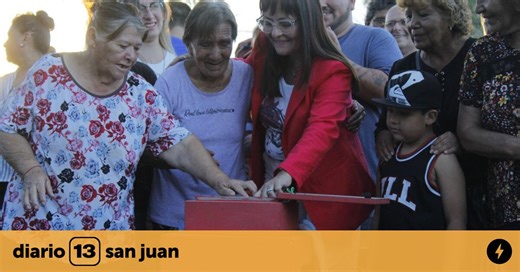 Chimbas: inauguraron luz led en un importante tramo de una transitada calle