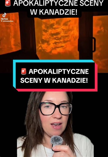 🚨 APOKALIPTYCZNE SCENY W KANADZIE! #kanada #pożar #tragedia #news #dlaciebie