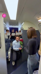 141K views · 1.1K reactions | Surprise Airplane Proposal Touches Hearts ❤ #Fabiosa #ValentinesDay #MarriageProposal | Tips & Tricks | Facebook