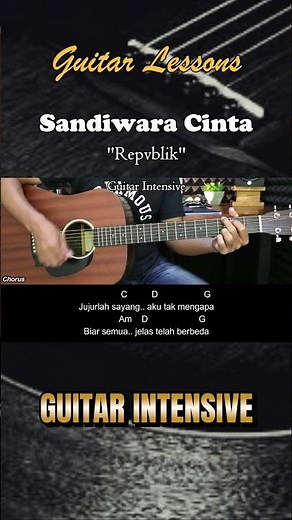 Sandiwara Cinta - Repvblik | Tutorial Chord Gitar Mudah dan Lirik #chordgitar