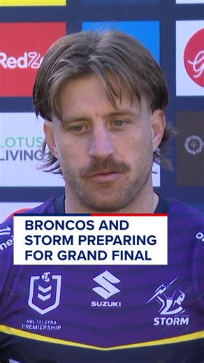 34K views · 618 reactions | The Storm star has admitted the Broncos are an unpredictable opposition. #9News #NRLGF | Live & Exclusive on Channel 9 & 9Now, Sunday from 6:30pm (AEST) | 9 News Melbourne | Facebook