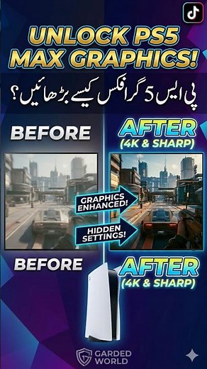 Caption: PS5 Graphics Overhaul | Best Settings Guide 🚀🔚😱