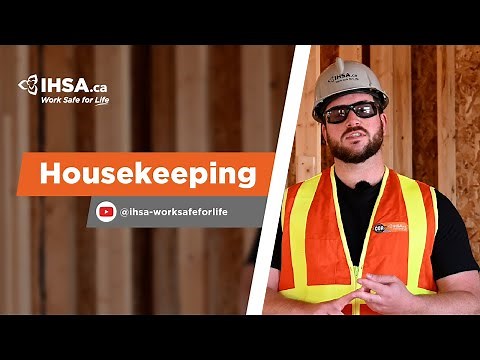 Housekeeping on construction projects