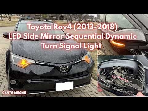Toyota Rav4 (2013-2018) sequential LED turn signals