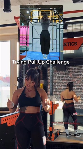 Mani Tran on Instagram: "Trying the chin up to pull up and reverse challenge, the bar is way too high"