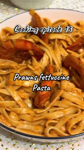 Homemade Prawns Fettuccine Recipe