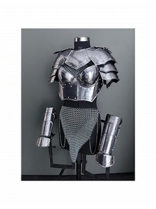 Medieval Women's Chainmail Armor Set: SCA LARP Female Knight Costume - Etsy
