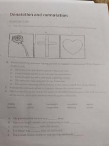 Denotation and connotationExercise 134Give the connotative ... | Filo