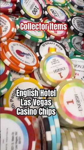 Casino Chips Poker Style. The English Hotel LAs Vegas “Casino Collection”