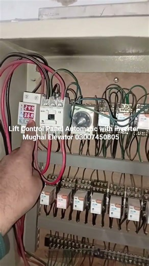 Lift Control Panel with inverter Automatic 4 Stop #cargolift