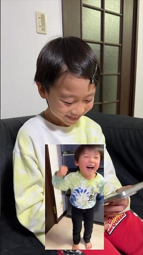 動画見せてドッキリ‼️子供達の反応が予想外すぎたwww #shorts #だーしま動画チャンネル #ドッキリ