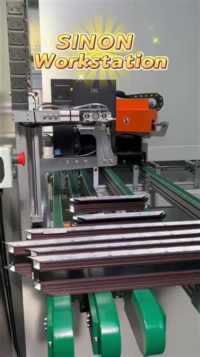 First-person view of SINON SZA series workstation cutting and machining center part 3