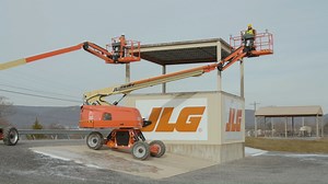 Our self-leveling technology evolved from a sketch at bauma 2016 to a concept machine at CONEXPO 2017 to a reality. This tech can level a machine up to 10 degrees while driving at height, and the first model will ship in Fall 2020. Get the details from this Construction Equipment Guide write-up. https://bit.ly/39imCmT | JLG Industries