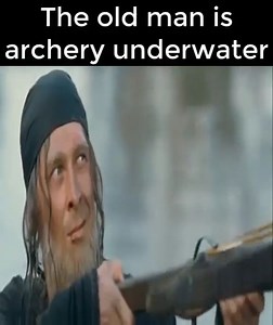 1.7K views | The best underwater archery old man | Western Movie Addicts | Facebook