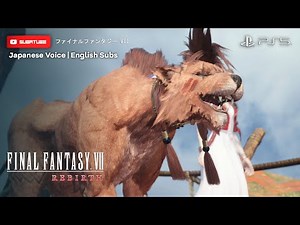 Red XIII Real Voice in Japanese Dub | Final Fantasy 7 Rebirth Best Cutscene