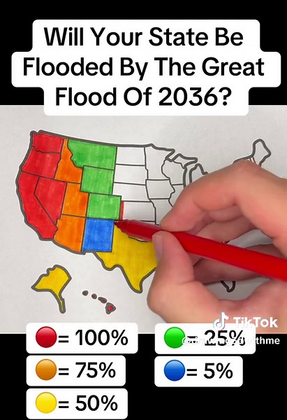 Flood Risk Assessment: USA State Mapping for 2036