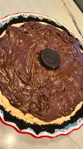 This U-G-L-Y peanut butter pie is in the house and I can’t stop laughing - 🤣 I am such a terrible “baker” or “dessert maker” - I know this tastes good but the process was a little unsightly….💩 🚽 😂 IDK 🤷🏻‍♀️ if I can even eat it now…. #thehelppiescene #peanutbutterpie #crystalspringscreamery #oreo #oreopeanutbutterpie | The Sweet Elm