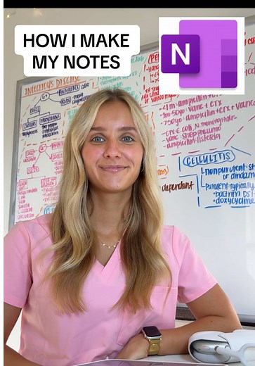 How I Take Notes in Pharmacy School Using OneNote