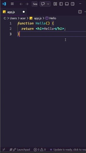 React Element vs Component in 30 Seconds | React Interview Question #reactjs #javascript