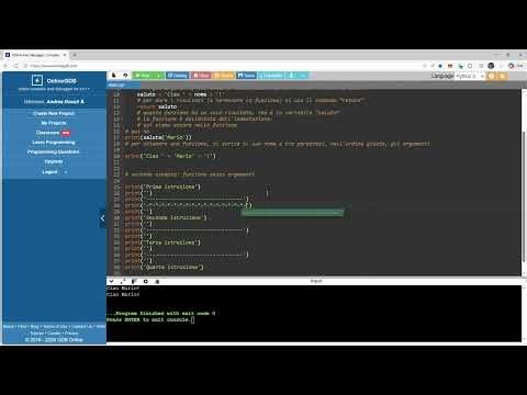 Informatica - Programmazione con Python (6): Funzioni
