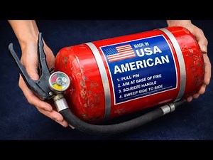 Don’t Throw Away Old Fire Extinguishers! This Recycling Idea Is Brilliant