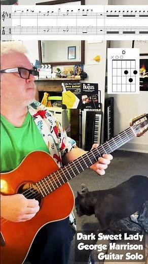 George Harrison 'Dark Sweet Lady' Guitar Solo With Tab