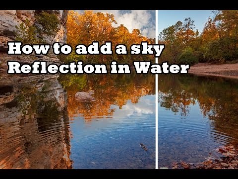 Reflecting a Sky in Water Photoshop Tutorial
