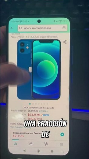 Vale la pena comprar productos reacondicionados en Amazon/ IPhone 12 mini Amazon Renewed