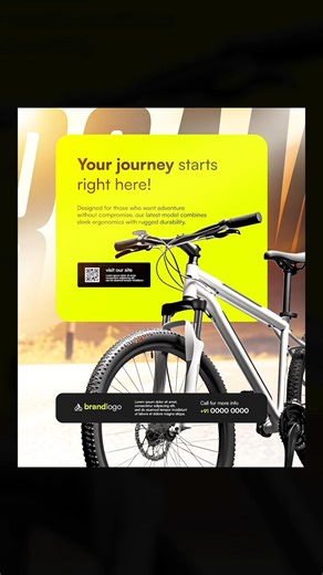 Social media design for a cycle brand in #adobephotoshop #photoshoptutorial #posterdesign #shorts