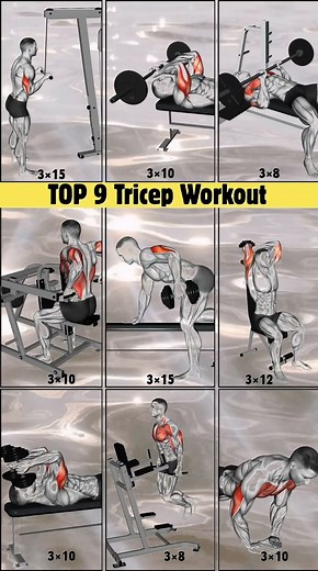 Build Bigger Triceps The Ultimate 9-Exercise Workout #triceps #tricepsworkout #bodybuilding #fitness