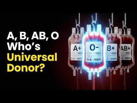 Blood Groups Explained 🩸A, B, AB, O – Who’s Universal Donor?