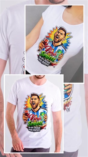 ⚽🍷🥤 “Si Messi lo dice…” ¡Acá lo hacemos tendencia! Porque el 10 lo dijo: Vino & Sprite pa´ que pegue más rápido😎 Y obvio… ya salió remera para hombre y mujer con la frase del momento 😉 ✨ Siempre atenta a lo que se habla, lo que se comparte y lo que se usa. 🔥 Ideal para fanáticos, para regalar o para llevar la tendencia puesta. 📏 Talles: S al XXL 🧵 Se preparan por pedido Vos también sos del team Messi? 💙🤍 Pedí la tuya 👕⚽ Envios desde Capital Federal a todo el país!!!