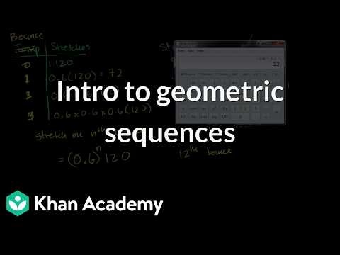 Intro to geometric sequences | Grade 11 | Math | NCERT | Khan Academy (IN accent)