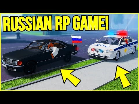 Playing a Russian Roleplay Game on ROBLOX..