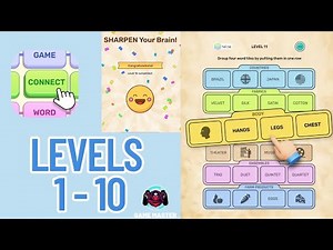 Connect Word: Association Game || Levels 1-10 Walkthrough