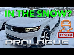 Honda Prologue - SNOW TEST - Full Traction Control and Hill Climb Test