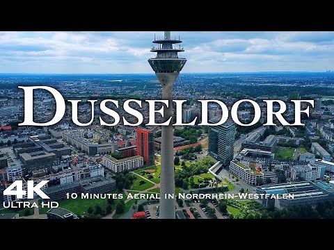 DUSSELDORF 🇩🇪 Drone Aerial 4K | Drohne Nordrhein-Westfalen Germany Deutschland