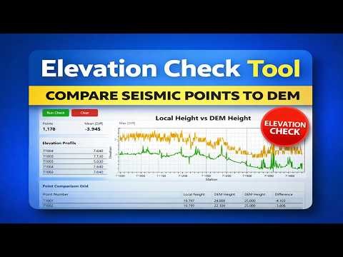 How to Validate Seismic Point Elevations Using DEM (ArcGIS Pro)